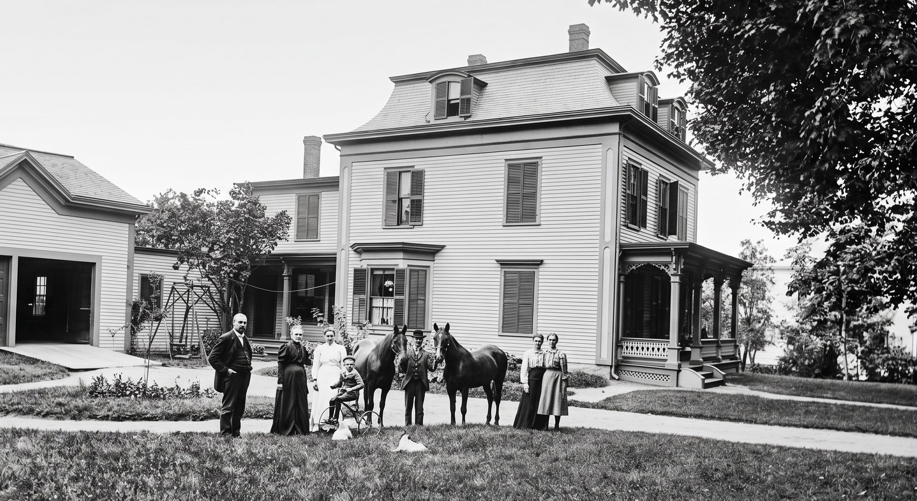 Home Of Walter Phipps MD, in an earlier era